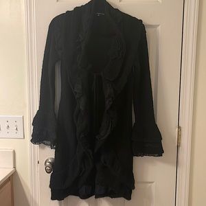 Black sweather cardigan size medium